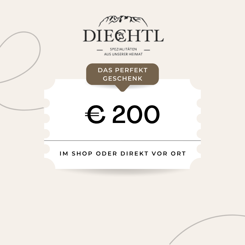Diechtl Genuss-Gutschein – 200 Euro