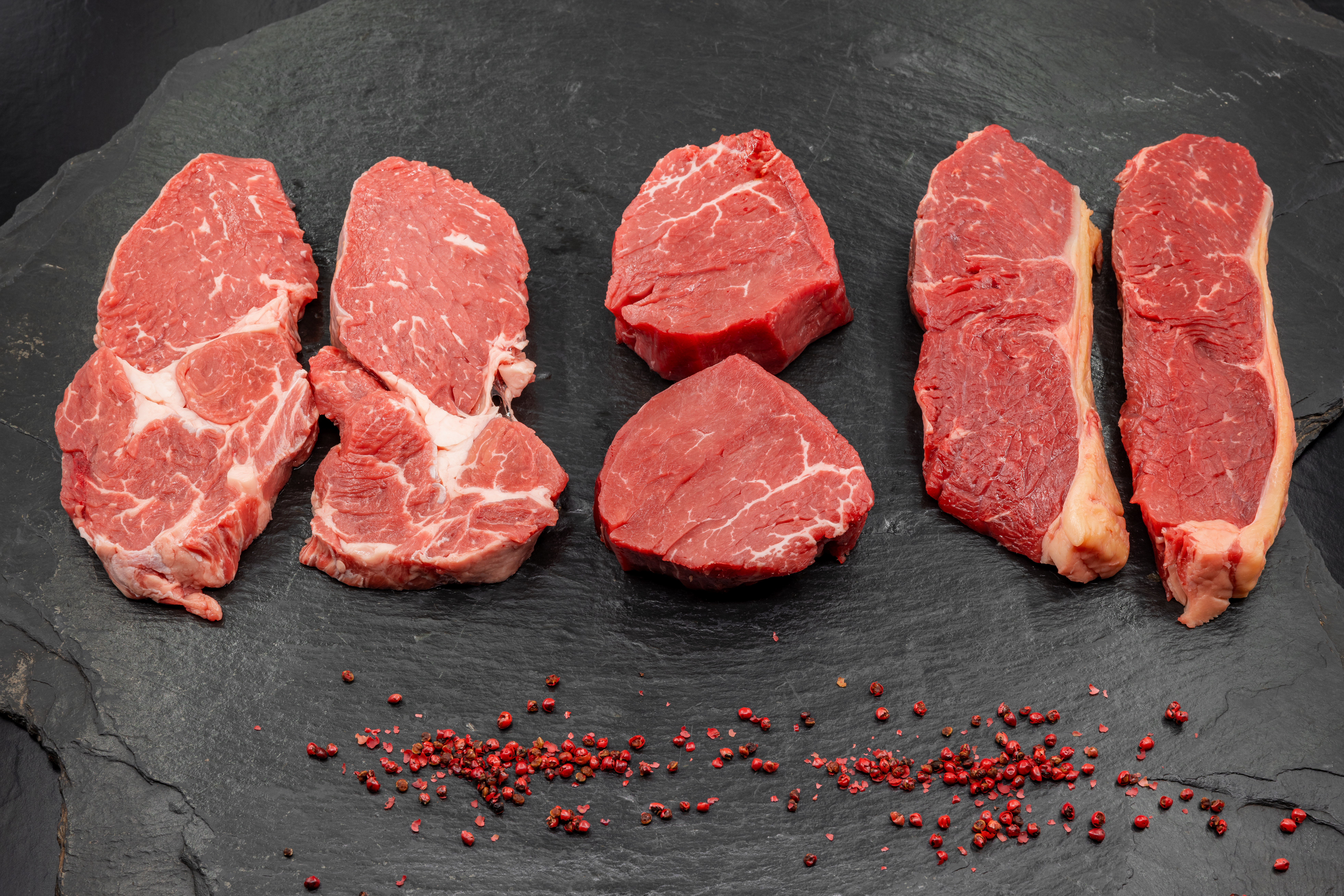 Steakbox mit 6 Steaks