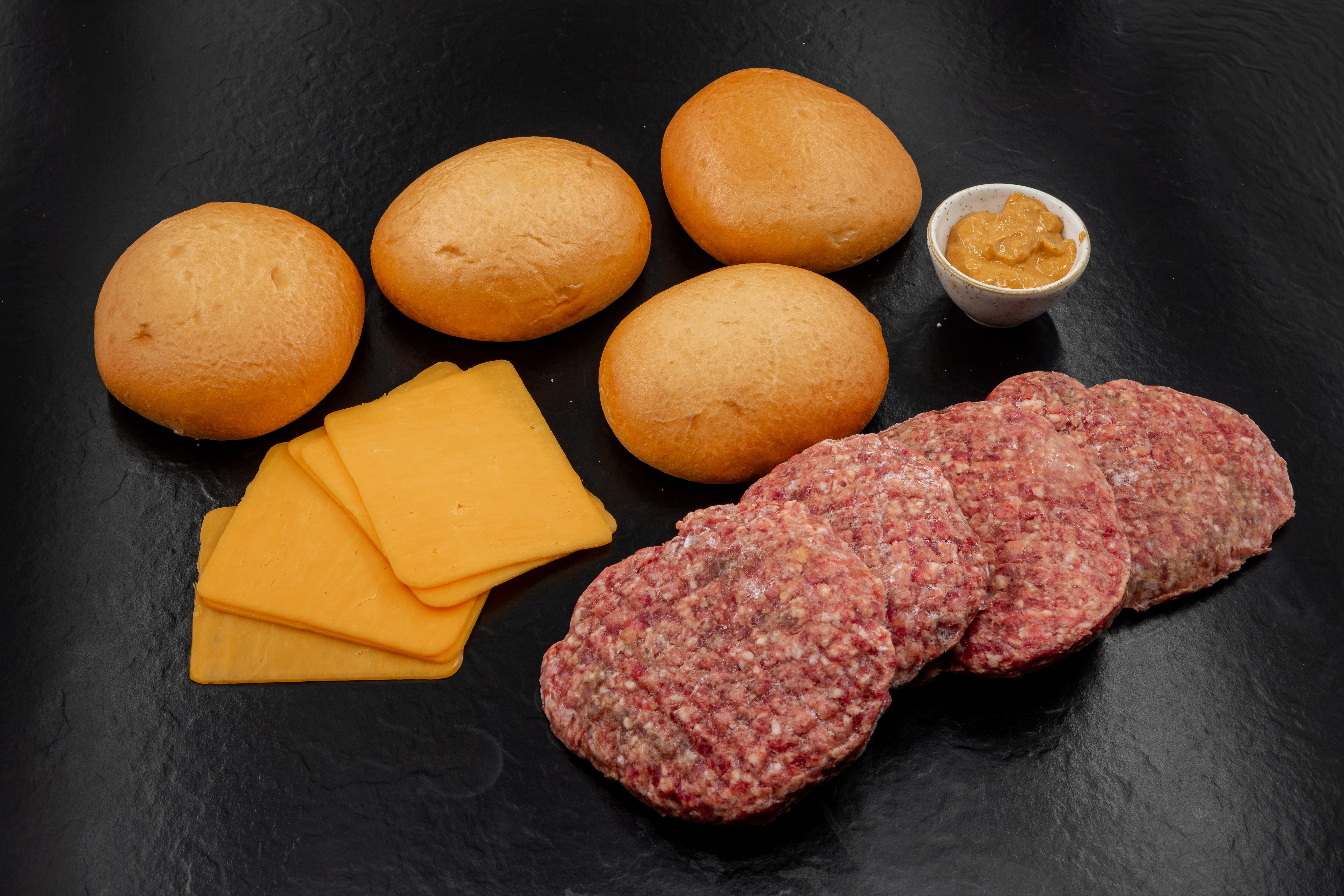 Burgerbox für 4 Burger